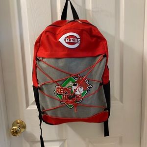 NEW Cincinnati REDS HEADS Baseball Backpack